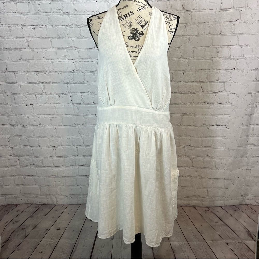 American Eagle Outfitters White Midi Dress